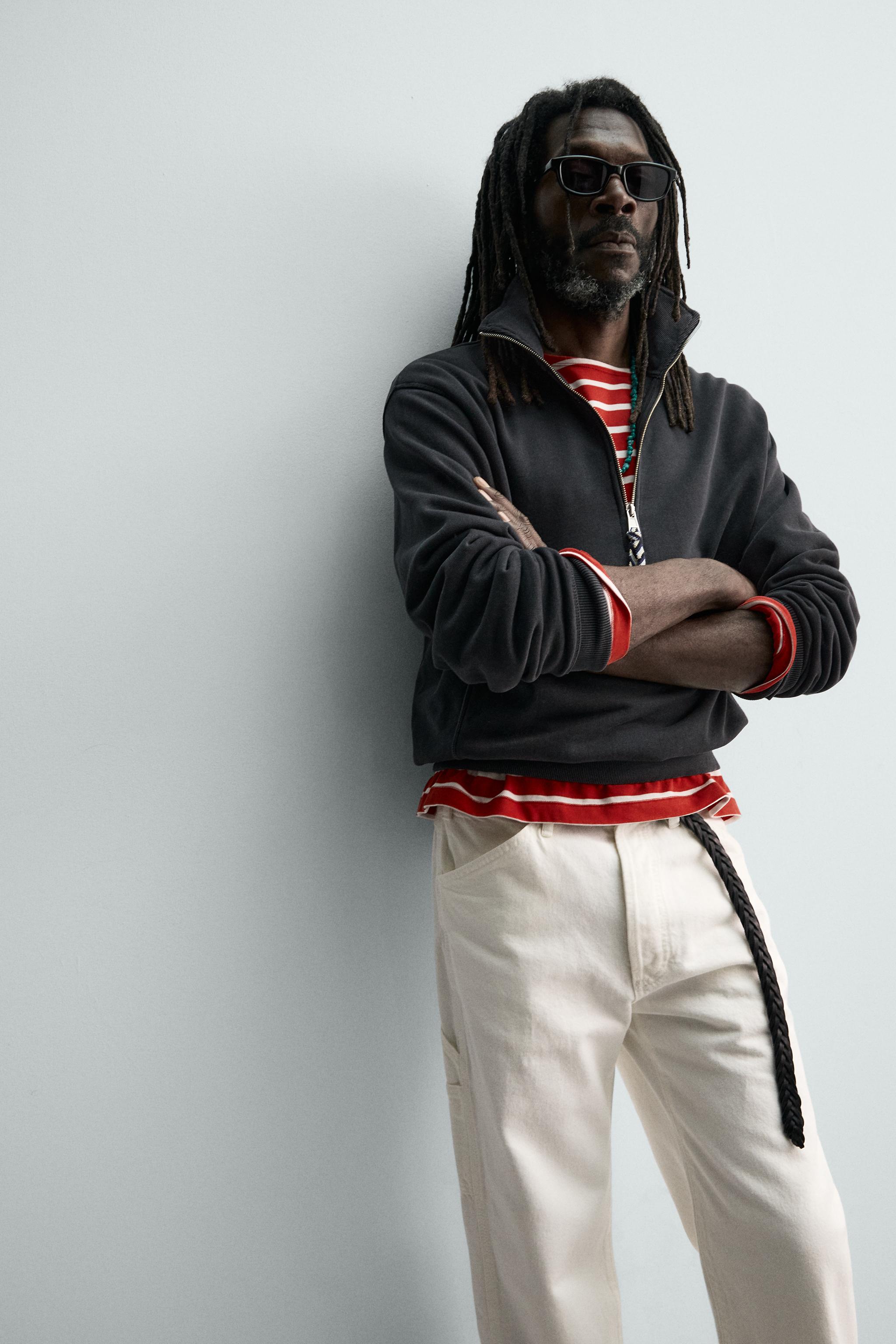 SWEAT COL ZIPPÉ BANDE AARON LEVINE X ZARA